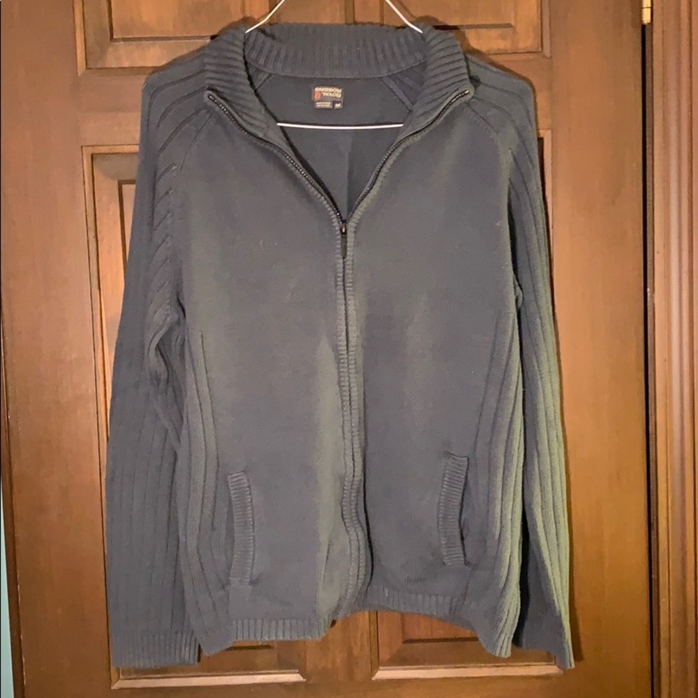Men’s zip cardigan sweater